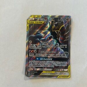 Pokemon GX Tag Team Card - Black, Blue, Yellow